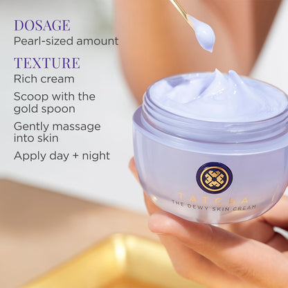 TATCHA The Dewy Skin Cream | Rich Face Cream to Hydrate, Plump and Protect Dry and Combo Skin, 50 ml | 1.7 oz - PrimeBioHealth - canada supplements