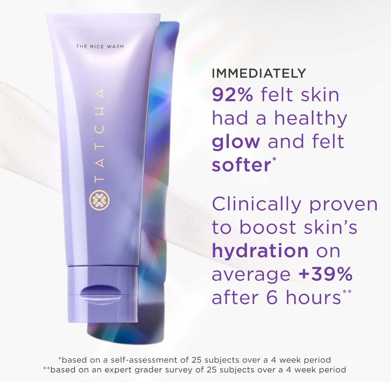TATCHA The Rice Wash | Soft Cream Facial Cleanser Washes Away Buildup Without Stripping Skin For A Soft, Luminous Complexion | 4 oz - PrimeBioHealth - canada supplements