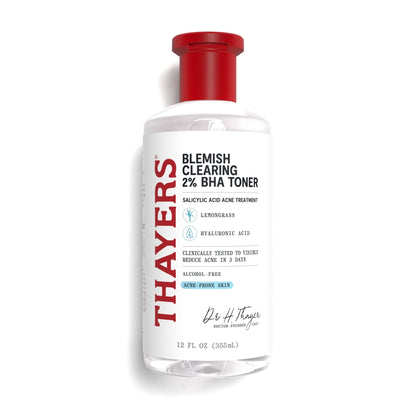Thayers Blemish Clearing Salicylic Acid Toner, Acne Treatment Face Toner with 2% Salicylic Acid - PrimeBioHealth - canada supplements
