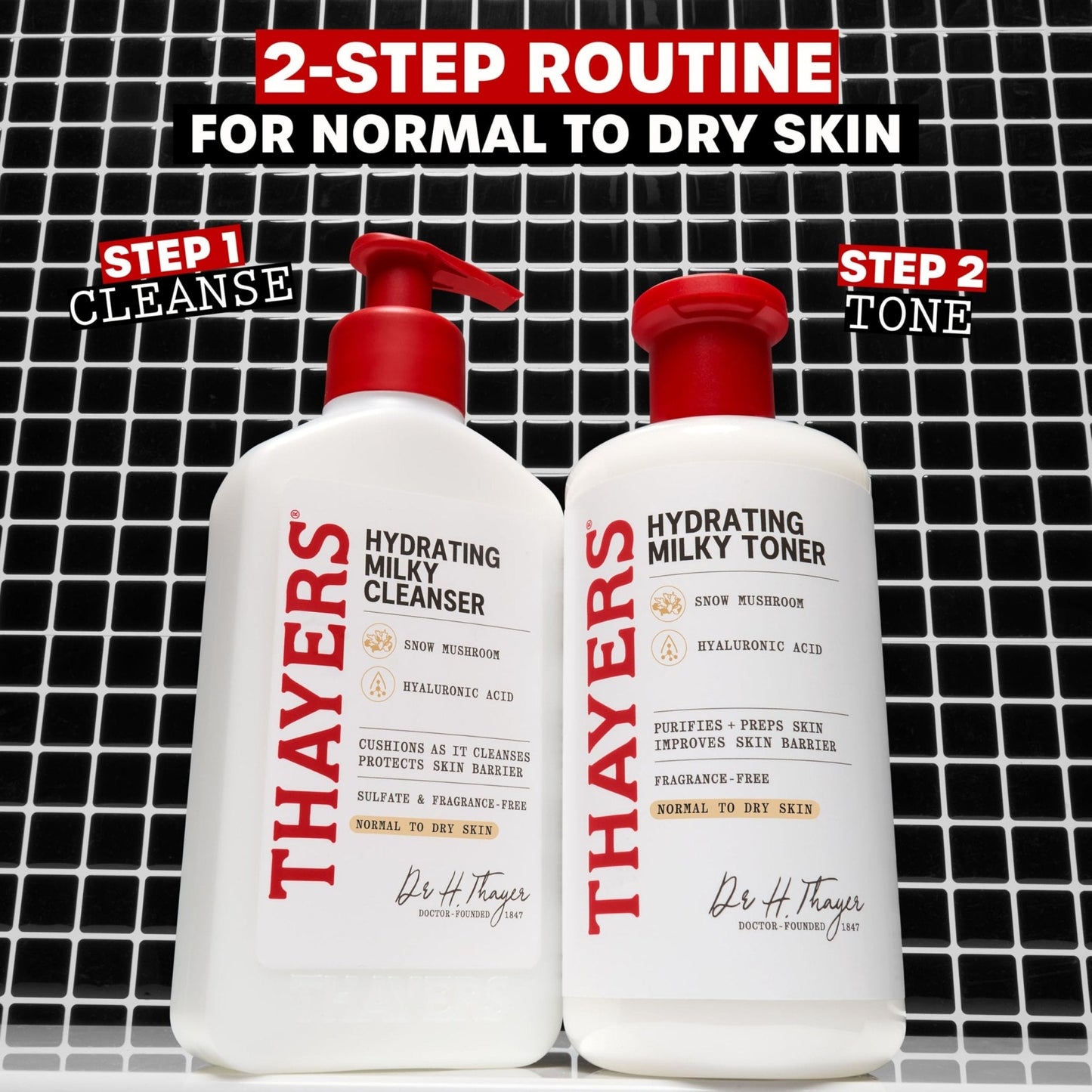 Thayers Milky Hydrating Face Cleanser with Snow Mushroom and Hyaluronic Acid, Dermatologist Recommended Gentle Facial Wash and Hydrating Skincare - PrimeBioHealth - canada supplements