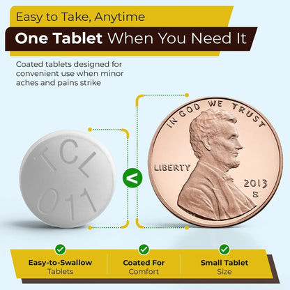 TIME-Cap-Labs 300 Count Regular Strength Aspirin 325mg for Adults - Compared to Bayer - Coated Regular Strength Aspirin Tablets - Pain Reliever for Minor Aches and Pains - PrimeBioHealth - canada supplements