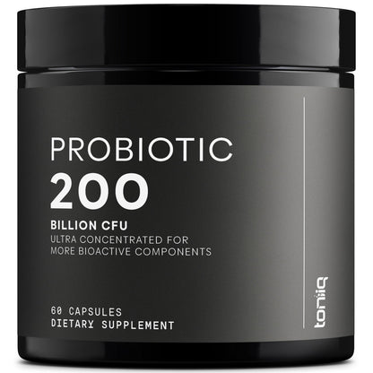 Toniiq 200 Billion CFU Probiotic Supplement 30 Verified Third-Party Tested Strains - Fully Shelf-Stable Probiotics Formula - PrimeBioHealth - canada supplements