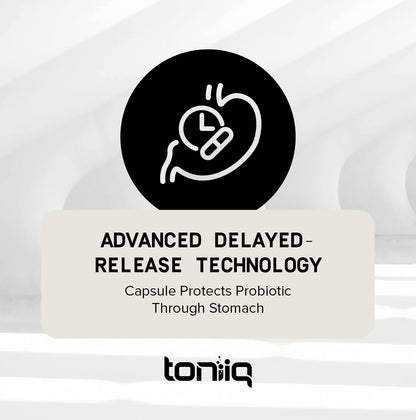 Toniiq 200 Billion CFU Probiotic Supplement 30 Verified Third-Party Tested Strains - Fully Shelf-Stable Probiotics Formula - PrimeBioHealth - canada supplements