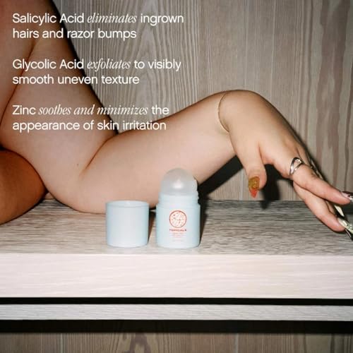 Topicals High Roller Ingrown Hair Serum | Roll-on Tonic to Soothe and Calm Irritated Skin - PrimeBioHealth - canada supplements