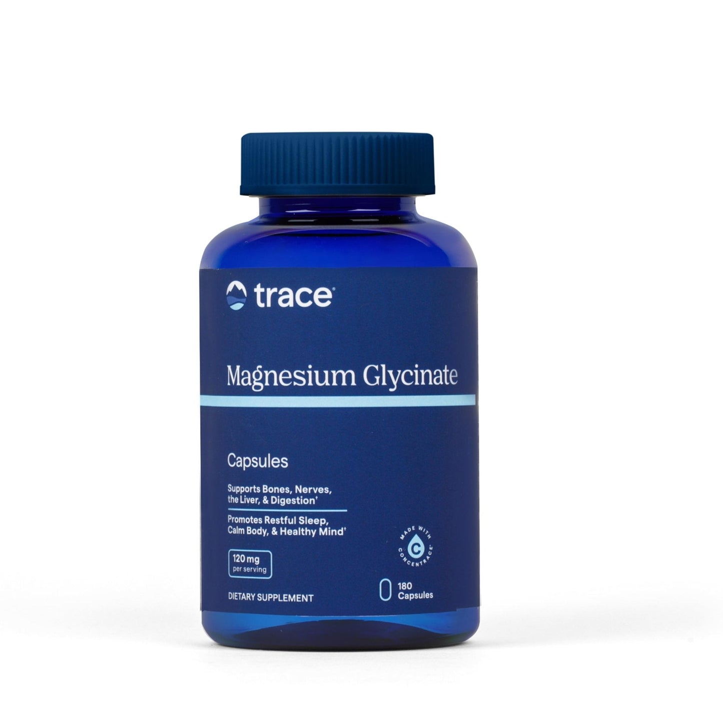 Trace Minerals Magnesium Glycinate - Gentle Magnesium Glycinate Supplement for Healthy Sleep & Relaxation Support - Healthy Mind & Energy - PrimeBioHealth - canada supplements