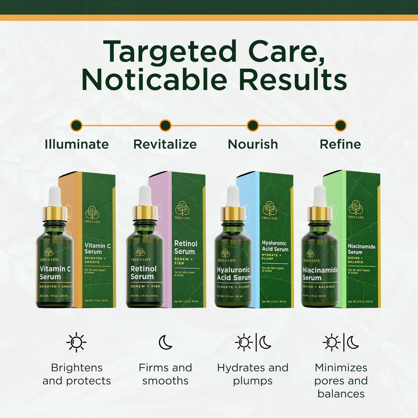 Tree of Life Beauty Vitamin C Skin Care Set, Skin Brightening Face Oil for Dark and Age Spots, Facial Serums - PrimeBioHealth - canada supplements