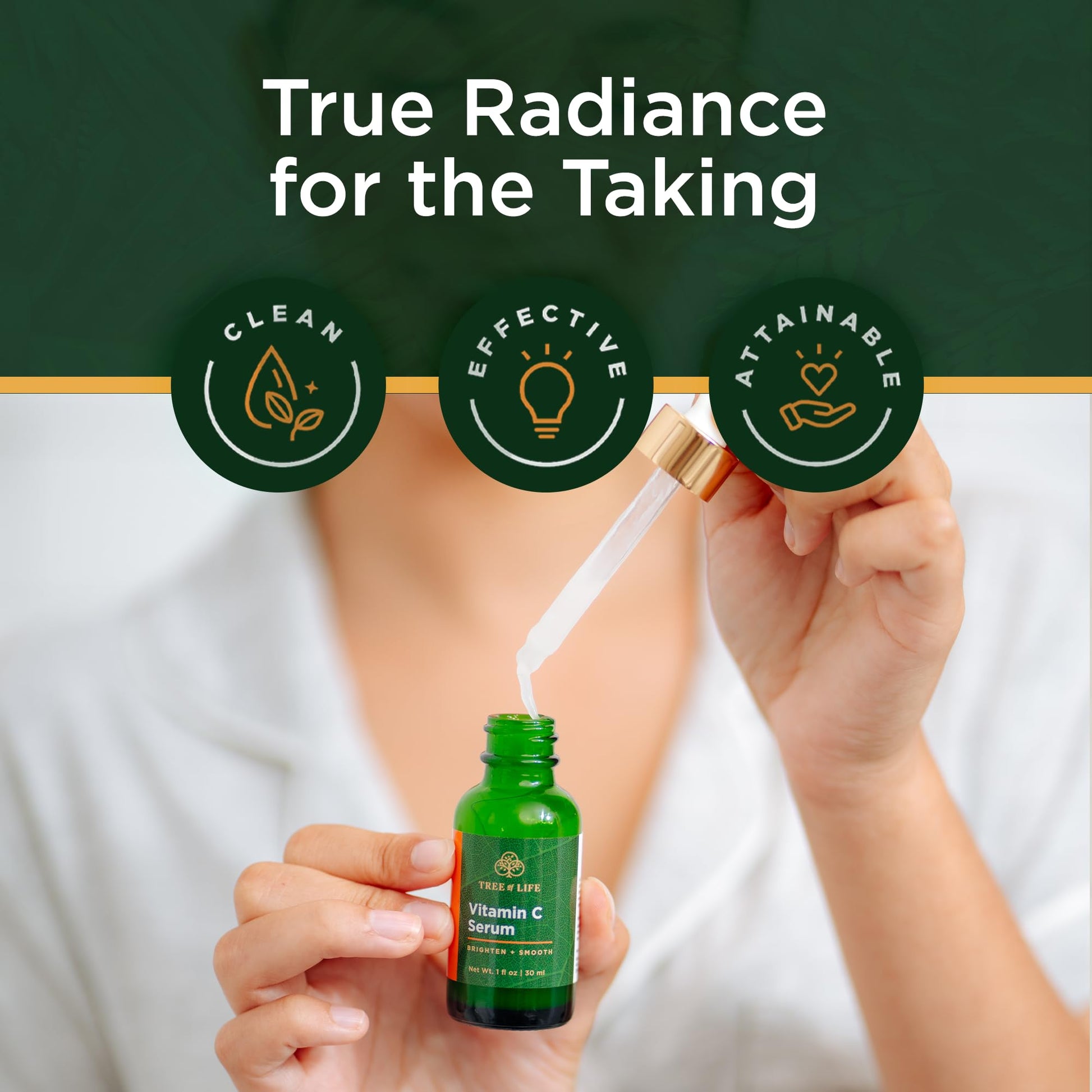 Tree of Life Beauty Vitamin C Skin Care Set, Skin Brightening Face Oil for Dark and Age Spots, Facial Serums - PrimeBioHealth - canada supplements
