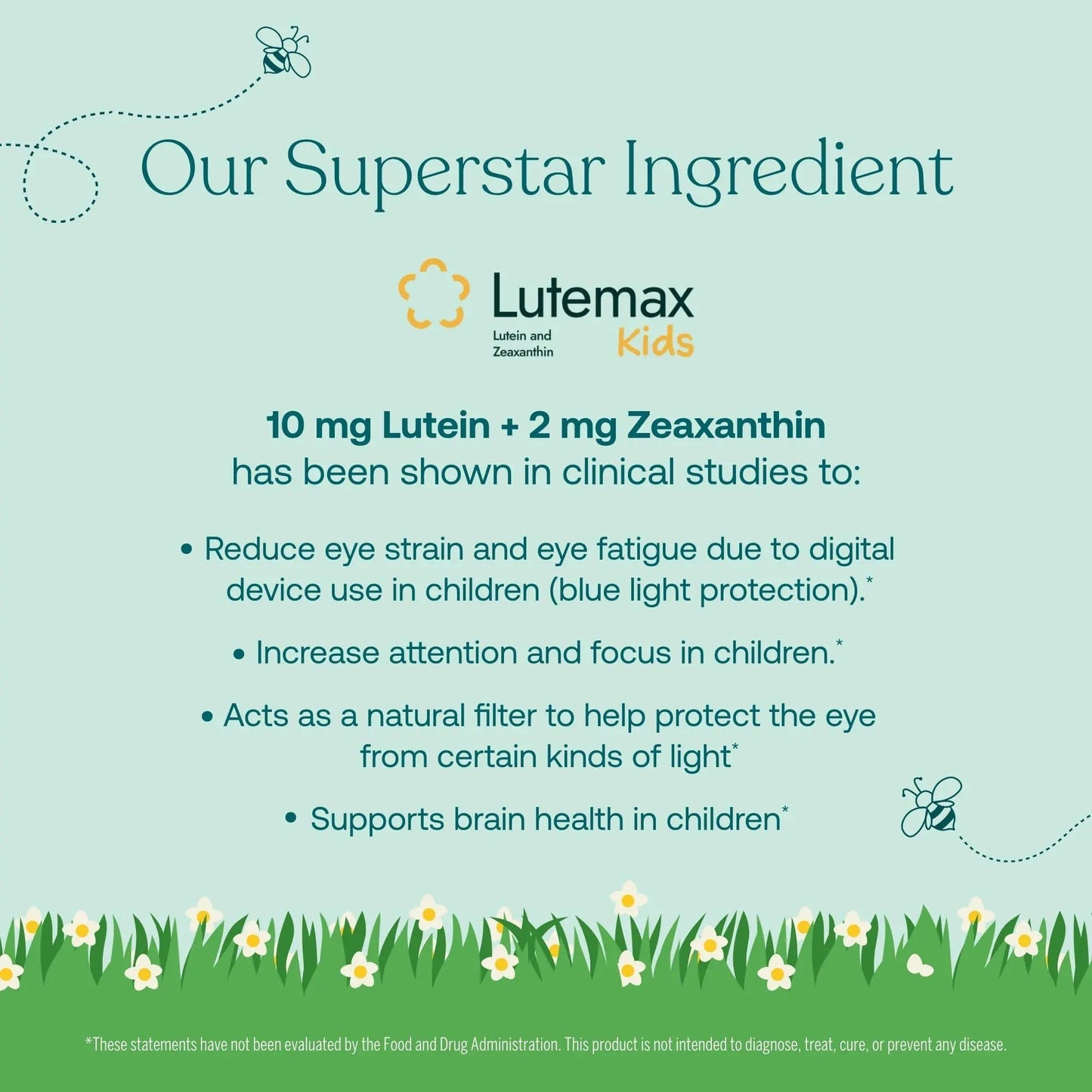 True Grace True Littles Daily Kids Multi - 120 Pectin Gummies - Immune, Cognitive, Bone & Eye Support - Clinically Studied Lutemax Kids Lutein - PrimeBioHealth - canada supplements