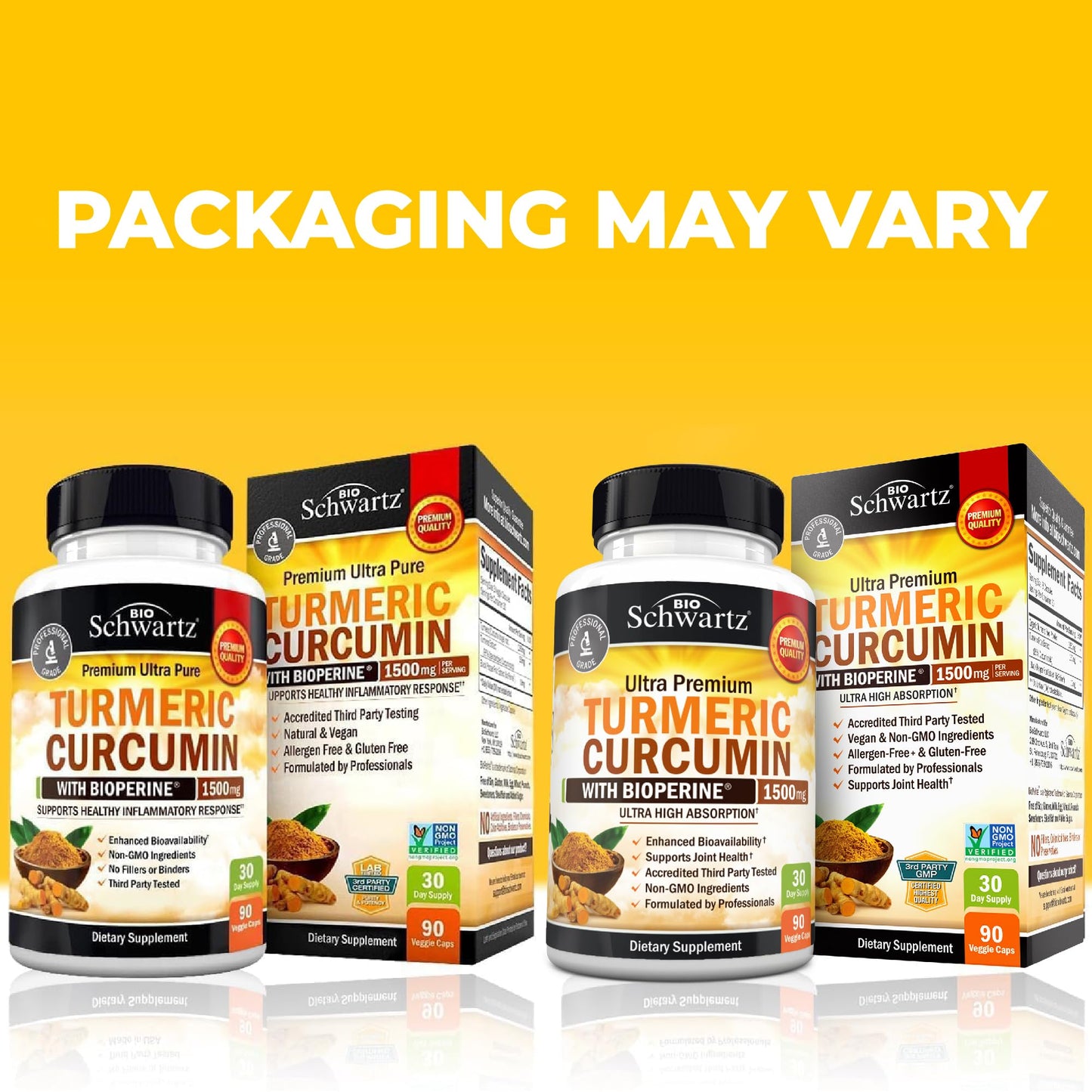 Turmeric Curcumin with Black Pepper Extract 1500mg - High Absorption Ultra Potent Turmeric Supplement with 95% Curcuminoids and BioPerine - PrimeBioHealth - canada supplements