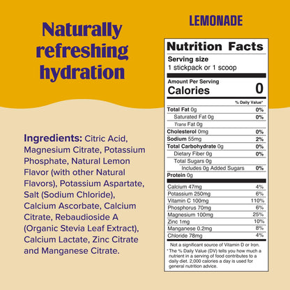 Ultima Replenisher Daily Electrolyte Powder Drink Mix – Lemonade, 30 Servings Canister – Zero Sugar Hydration Powder with 6 Electrolytes & Minerals - PrimeBioHealth - canada supplements
