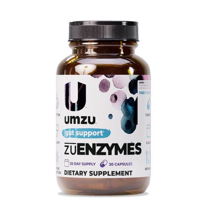 UMZU zuEnzymes Digestive Support Supplement, (30 Day Supply) – 21 Enzyme Blend with Lipase Protease & Amylase – Digestive Enzymes for Gut Health & Probiotic Daily - PrimeBioHealth - canada supplements