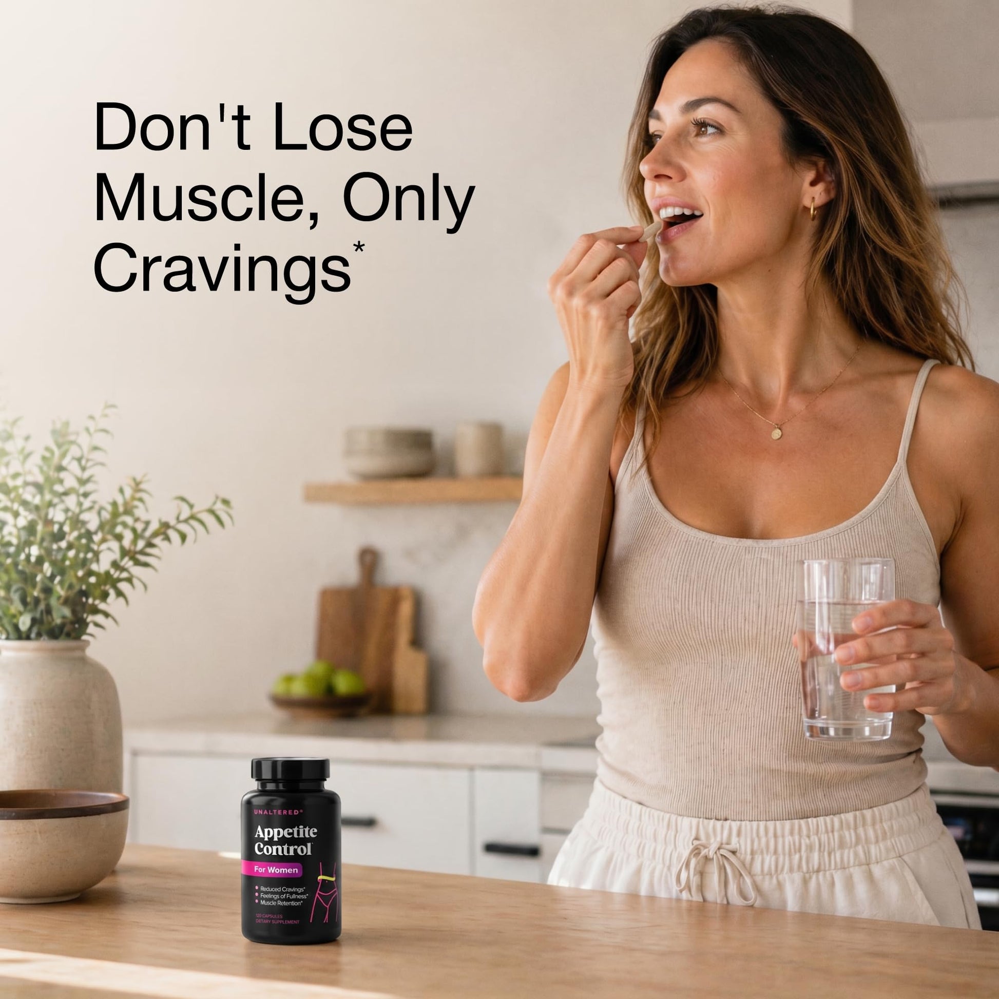UNALTERED Appetite Control for Women - Support Cravings, Fullness, & Weight Management - Dietary Supplement with Chromium Picolinate & Glucomannan - PrimeBioHealth - canada supplements