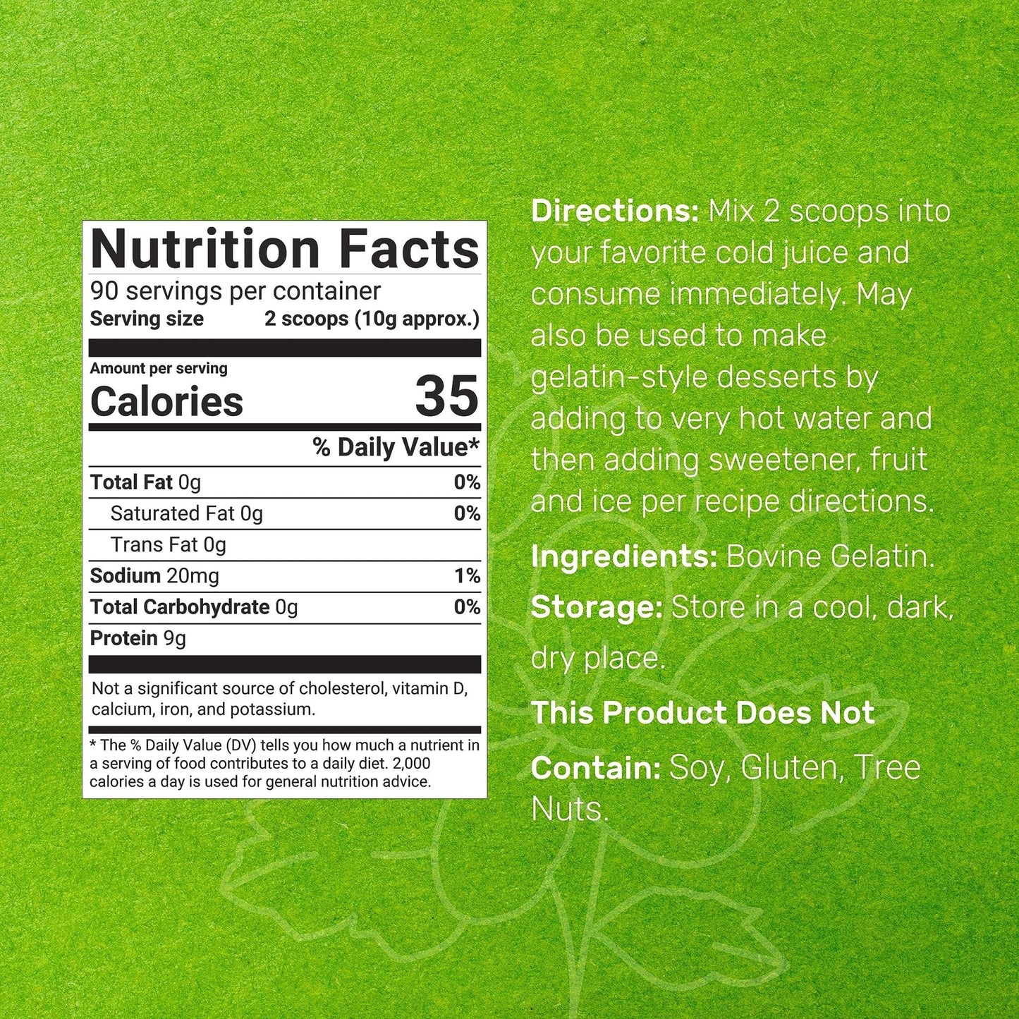 Unflavored Beef Gelatin Powder, 1lb – Grass Fed & Pasture Raised Bovine – Natural Thickener & Stabilizer for Cooking & Baking – High Collagen Protein Source – Non-GMO, Keto Friendly - PrimeBioHealth - canada supplements