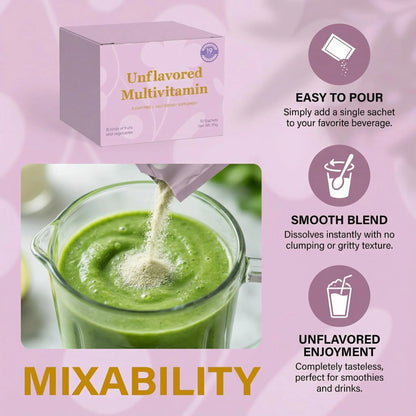 Unflavored Vitamin Powder, Multivitamin Powder Supplement with 19 Vitamins & Minerals + 15 Fruit & Veggie Blend, Supports Healthy Growth - PrimeBioHealth - canada supplements