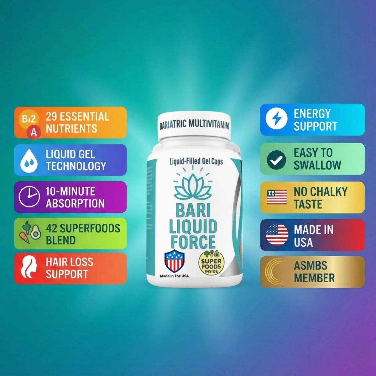 Universal Body Labs Bariatric Liquid Force Vitamin 2-Pack - PrimeBioHealth - canada supplements