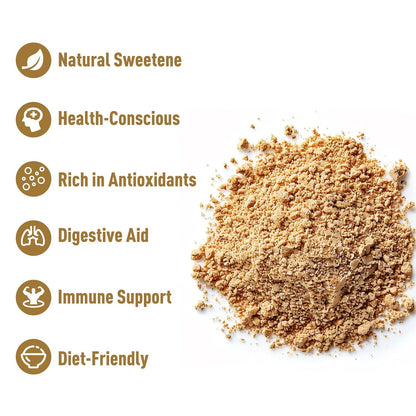 Unleash’d Organic Monk Fruit Powder 16 oz – Pure Unsweetened Monk Fruit, No Added Sugar, No Erythritol, Vegan, Non-GMO Sweetener Alternative - PrimeBioHealth - canada supplements