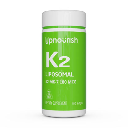UpNourish Liposomal D3 K2 MK-7 – 365 Mini softgels with Organic Coconut Oil - 5000 IU 125 mcg Vitamin D3 and 100 mcg Vitamin k2 for Optimal Bone and Immune Health - PrimeBioHealth - canada supplements
