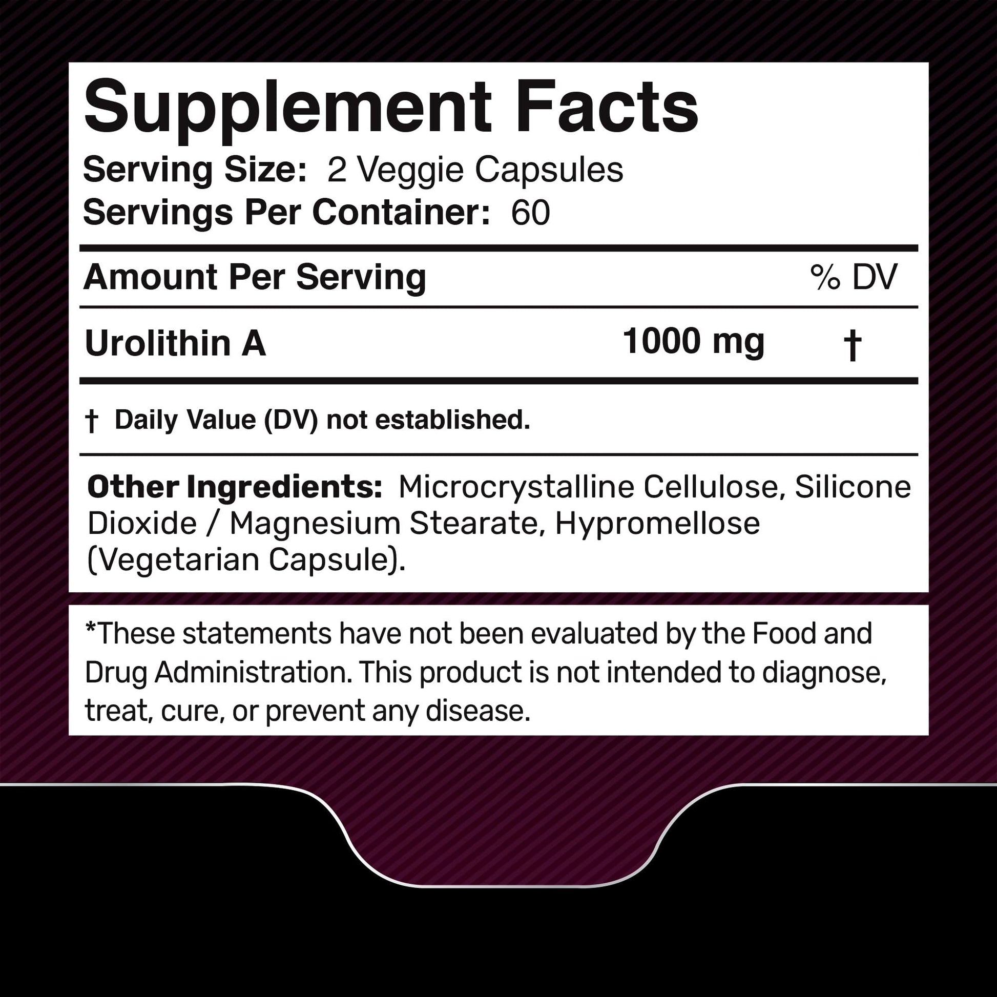 Urolithin A Supplement Capsules 1,000mg (98.9% Pure) – Advanced Urolithin A+ Formula for Cellular Renewal & Mitochondrial Support - PrimeBioHealth - canada supplements