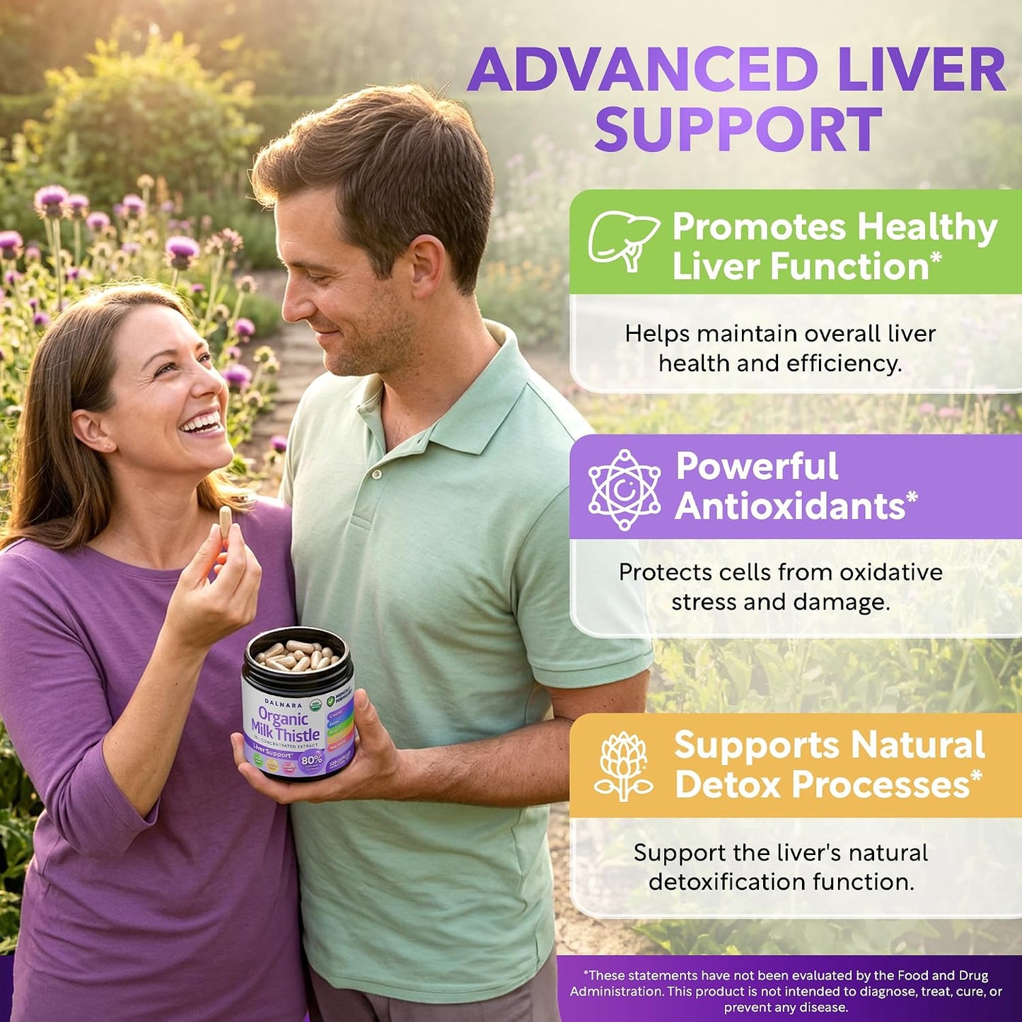 USDA Organic Milk Thistle | 80% Silymarin Flavonoids | 35:1 Extract | 120ct - PrimeBioHealth - canada supplements