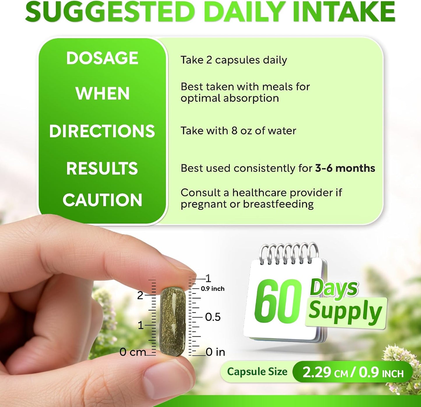 USDA Organic Spearmint Capsules | Digestive Support, 1200mg | 60-Day Supply - PrimeBioHealth - canada supplements