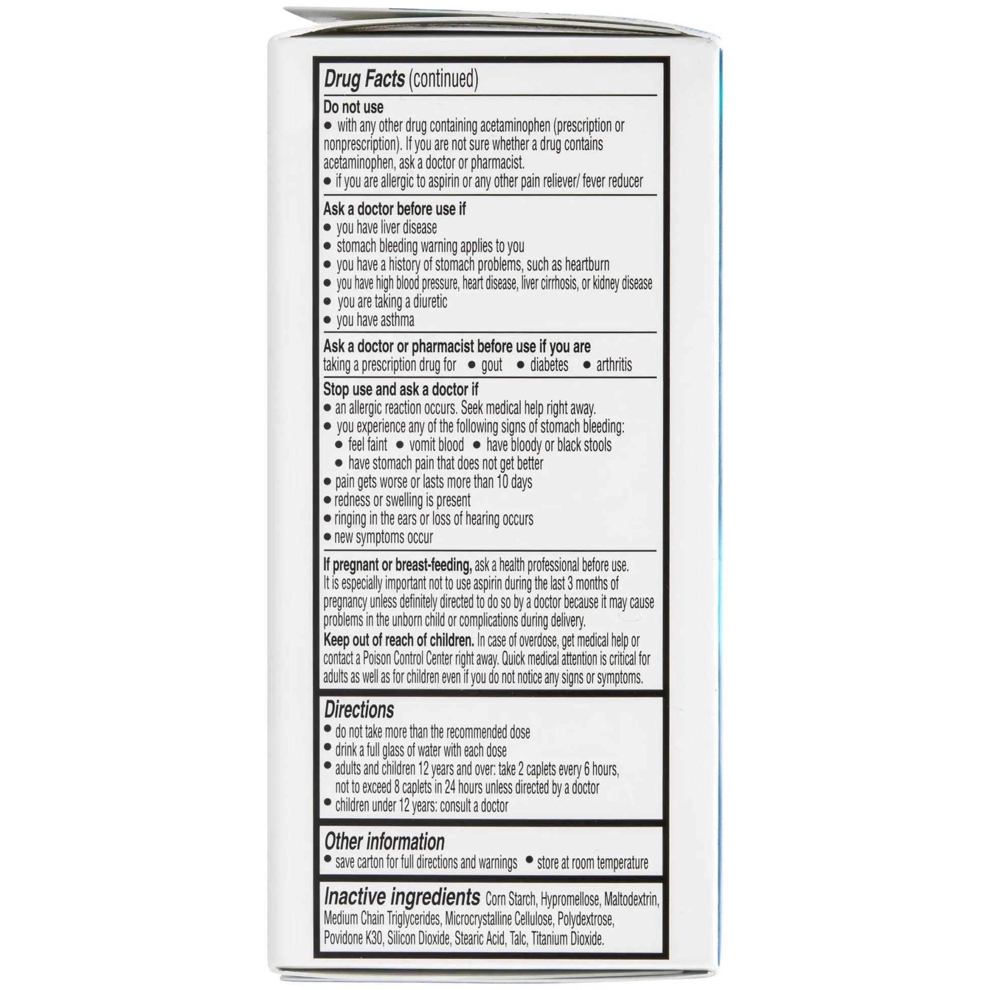 Vanquish Headache Relief, Acetaminophen, Aspirin, Caffeine, 100 Caplets, Packaging May Vary - PrimeBioHealth - canada supplements