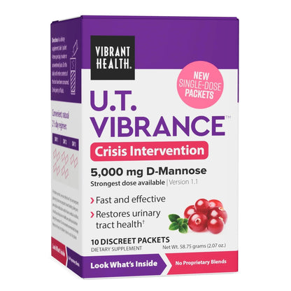 Vibrant Health, U.T. Vibrance Stick Packs, Crisis Intervention for Urinary Tract Health, 10 Servings - PrimeBioHealth - canada supplements