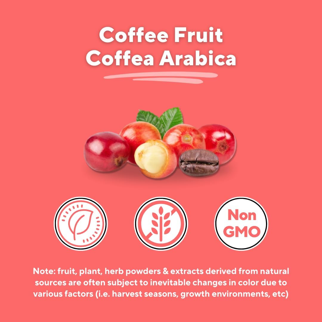 Vitacoffee Caffeine Pills - Coffee Fruit, Vitamin C, Vitamin D, Zinc Gluconate - Energy, Memory, Focus, Antioxidant, Skin Support - 60 Veggie Capsules - Non-GMO, Gluten-Free, Vegan Supplement - PrimeBioHealth - canada supplements