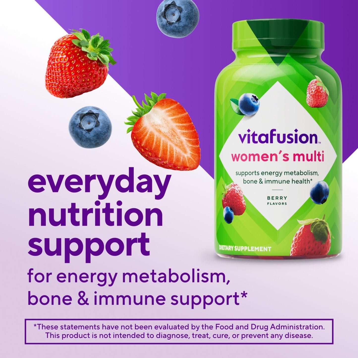 Vitafusion Adult Gummy Vitamins for Women, 120 Count - PrimeBioHealth - canada supplements