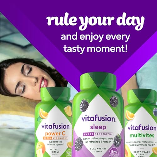 Vitafusion Extra Strength Melatonin Gummy Vitamins, 5mg, 120 ct Gummies - PrimeBioHealth - canada supplements