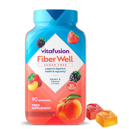 Vitafusion Fiber Well Gummy Vitamins, 90 Count (Packaging May Vary) - PrimeBioHealth - canada supplements