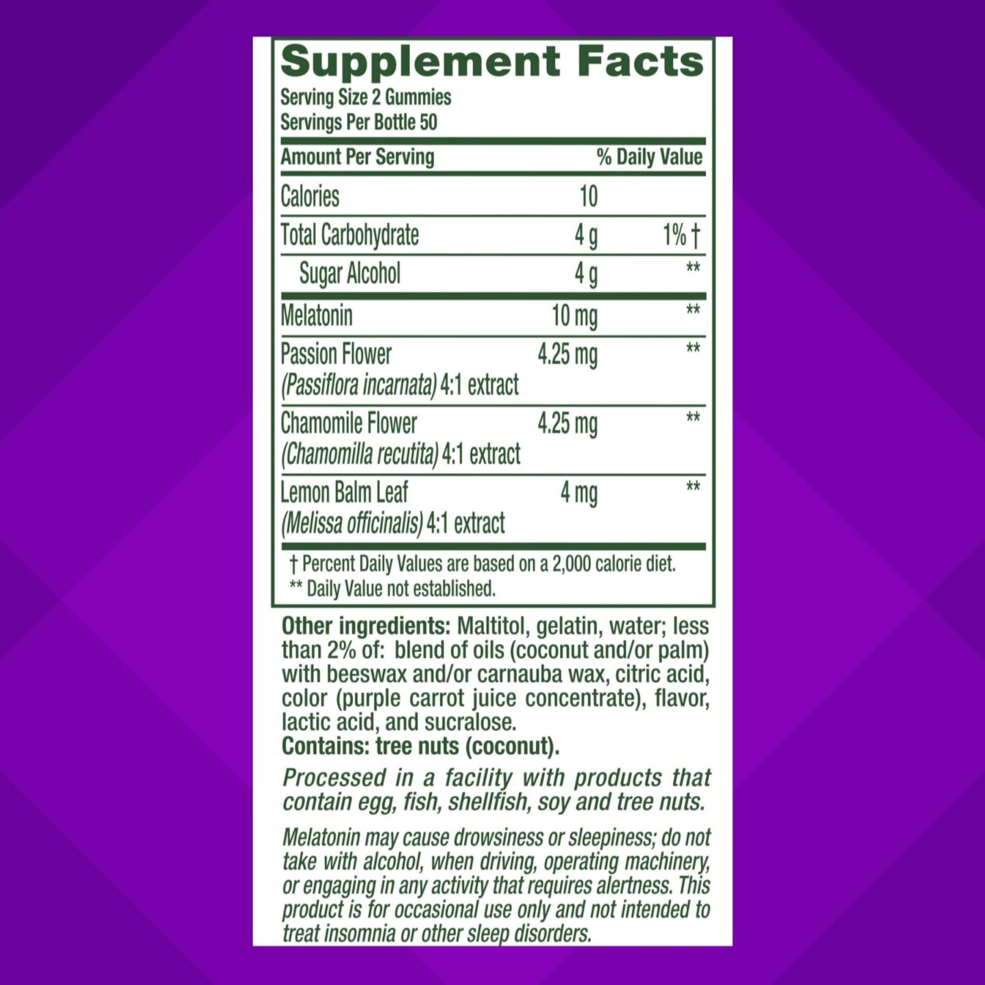 vitafusion Max Strength 10 mg Melatonin Gummies, Strawberry Flavored, Adult Melatonin Gummy Vitamin Supplement, 100 Count, 50 Day Supply - PrimeBioHealth - canada supplements