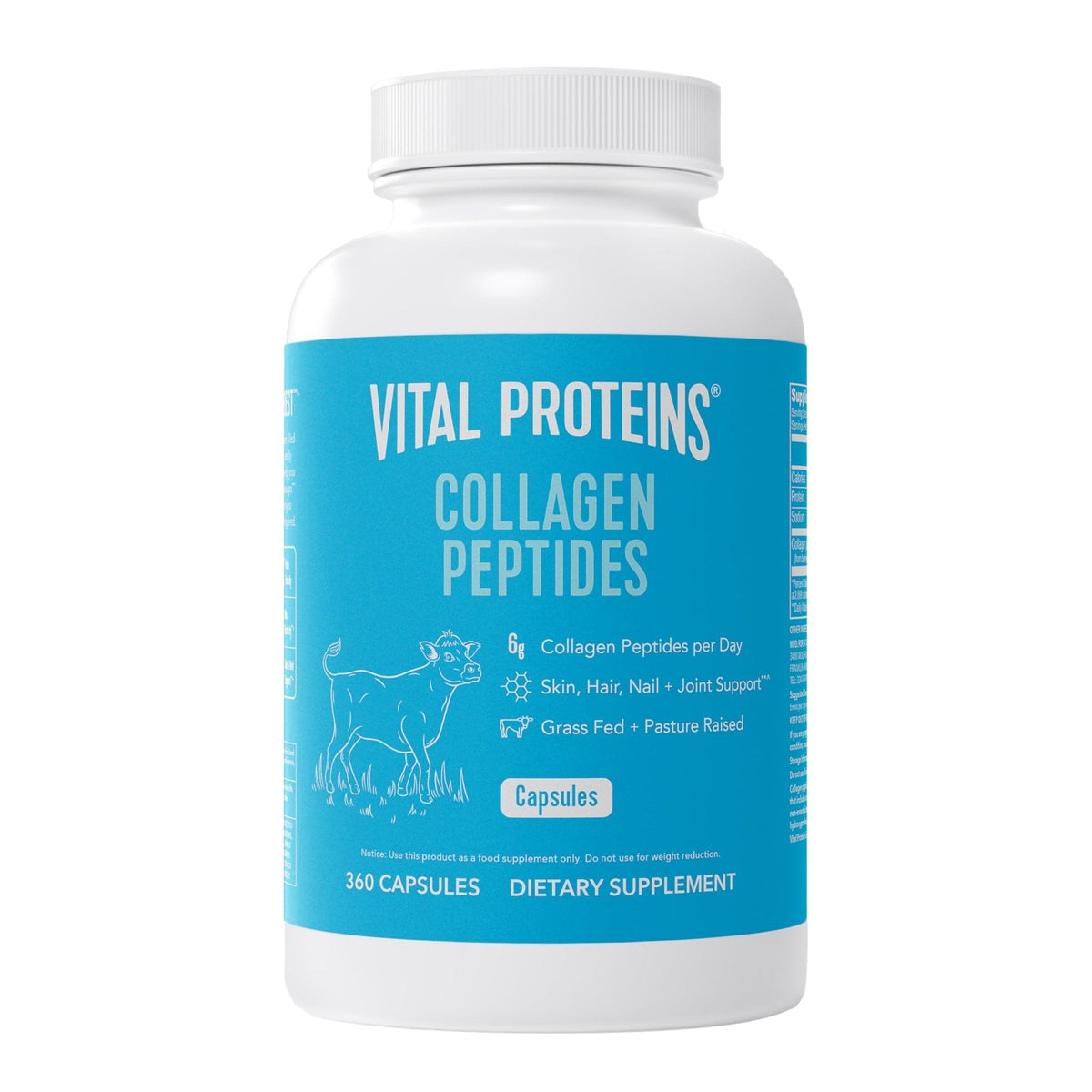 Vital Proteins Collagen Peptides Capsules for Women, Collagen Supplement 360 Capsules - PrimeBioHealth - canada supplements