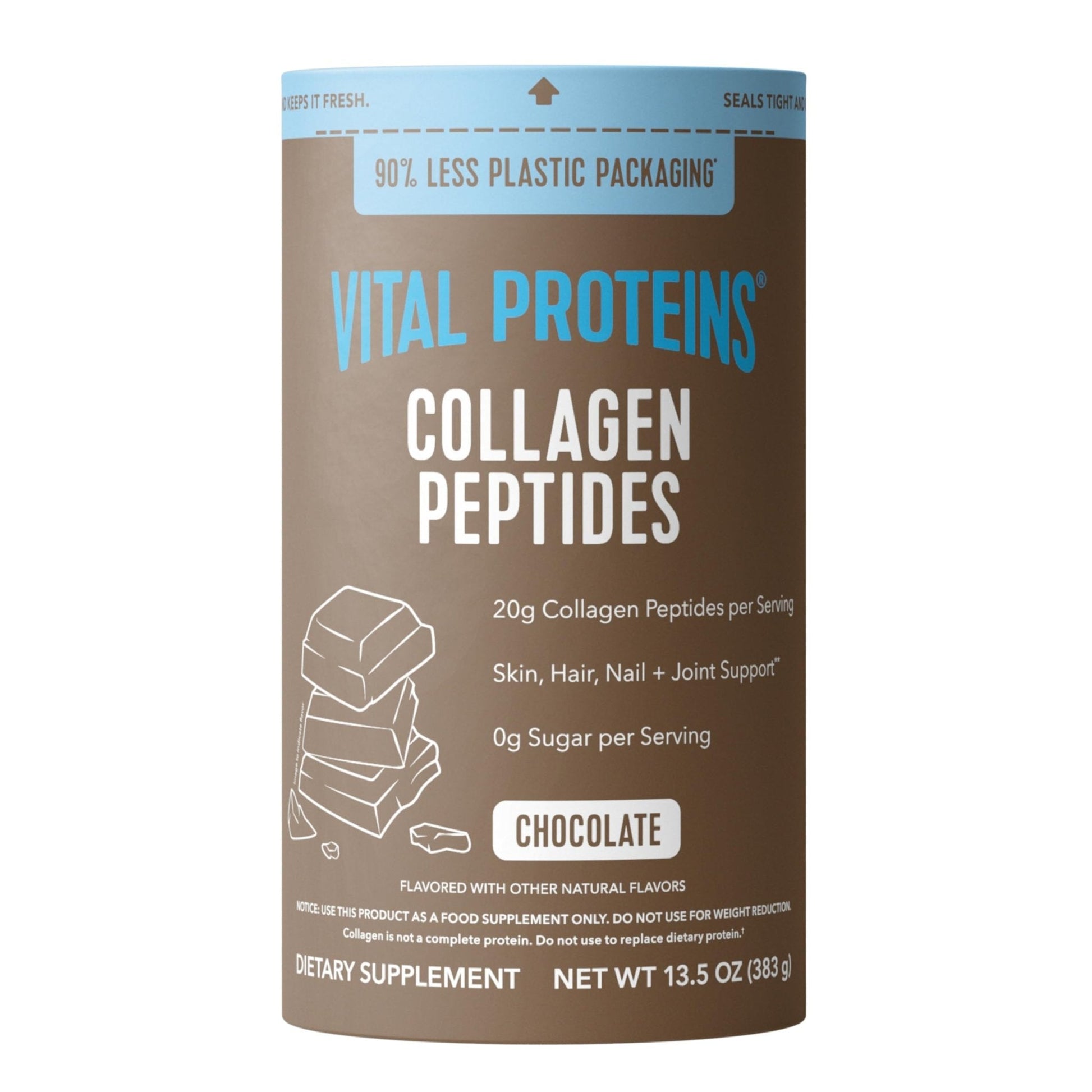 Vital Proteins Collagen Peptides Powder - Chocolate Powder for Hair, Nail, Skin, Bone & Joint Health, 13.5oz - PrimeBioHealth - canada supplements