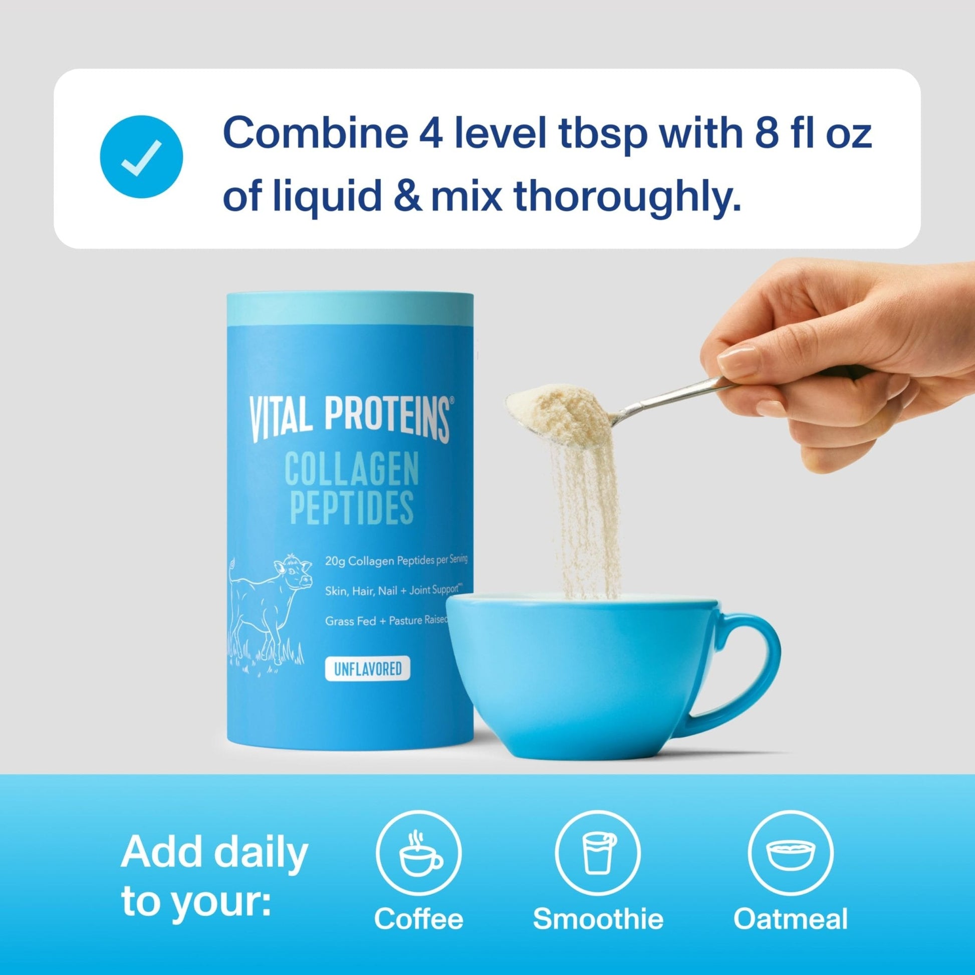 Vital Proteins Collagen Peptides Powder - Supports Hair, Nail, Skin, Bone & Joint Health, Unflavored, Collagen Protein 9.33 OZ - PrimeBioHealth - canada supplements