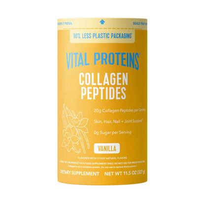 Vital Proteins Collagen Peptides Powder Vanilla - Supports Hair, Skin, Nails, Bones, Joints, Powder for Women - PrimeBioHealth - canada supplements