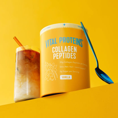 Vital Proteins Collagen Peptides Powder Vanilla - Supports Hair, Skin, Nails, Bones, Joints, Powder for Women - PrimeBioHealth - canada supplements