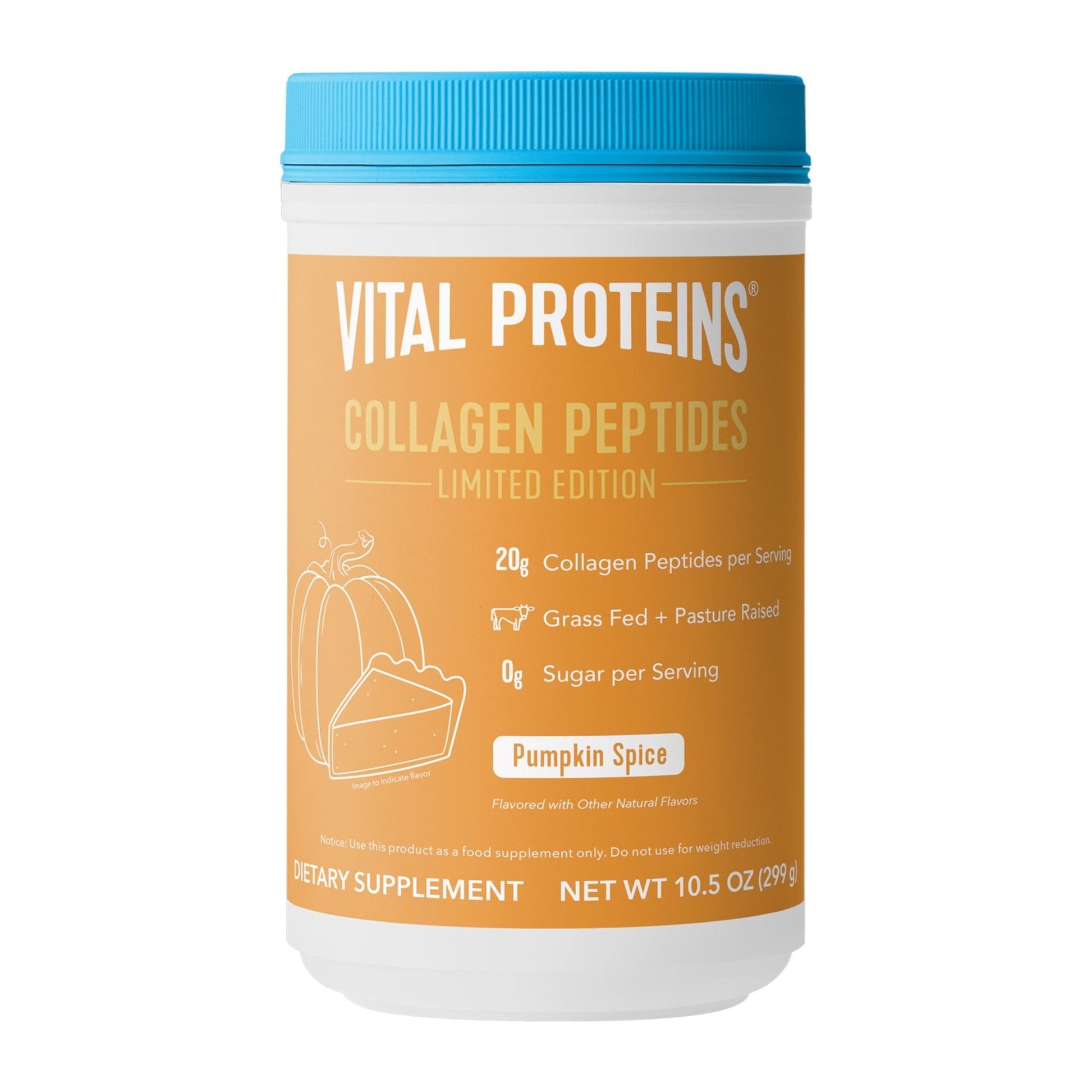 Vital Proteins® Pumpkin Spice Collagen Peptides, 20g Collagen Peptides, Healthy Hair, Skin, Nails & Joints - PrimeBioHealth - canada supplements