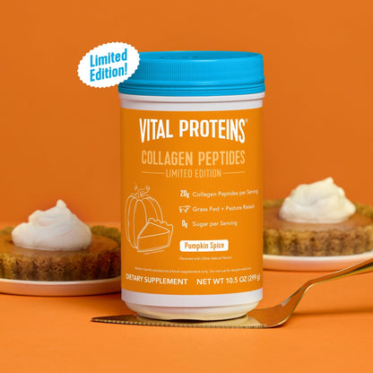Vital Proteins® Pumpkin Spice Collagen Peptides, 20g Collagen Peptides, Healthy Hair, Skin, Nails & Joints - PrimeBioHealth - canada supplements