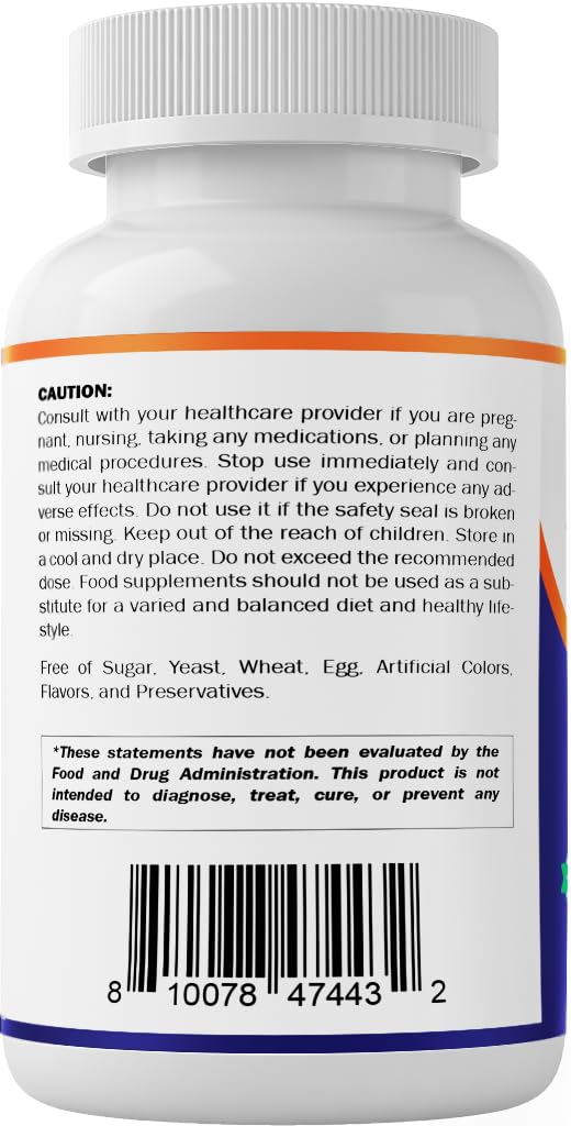 Vitamatic Alpha Lipoic Acid (ALA) 600mg Per Serving - 240 Vegetable Capsules - 120 Servings - Non-GMO & Gluten Free - PrimeBioHealth - canada supplements