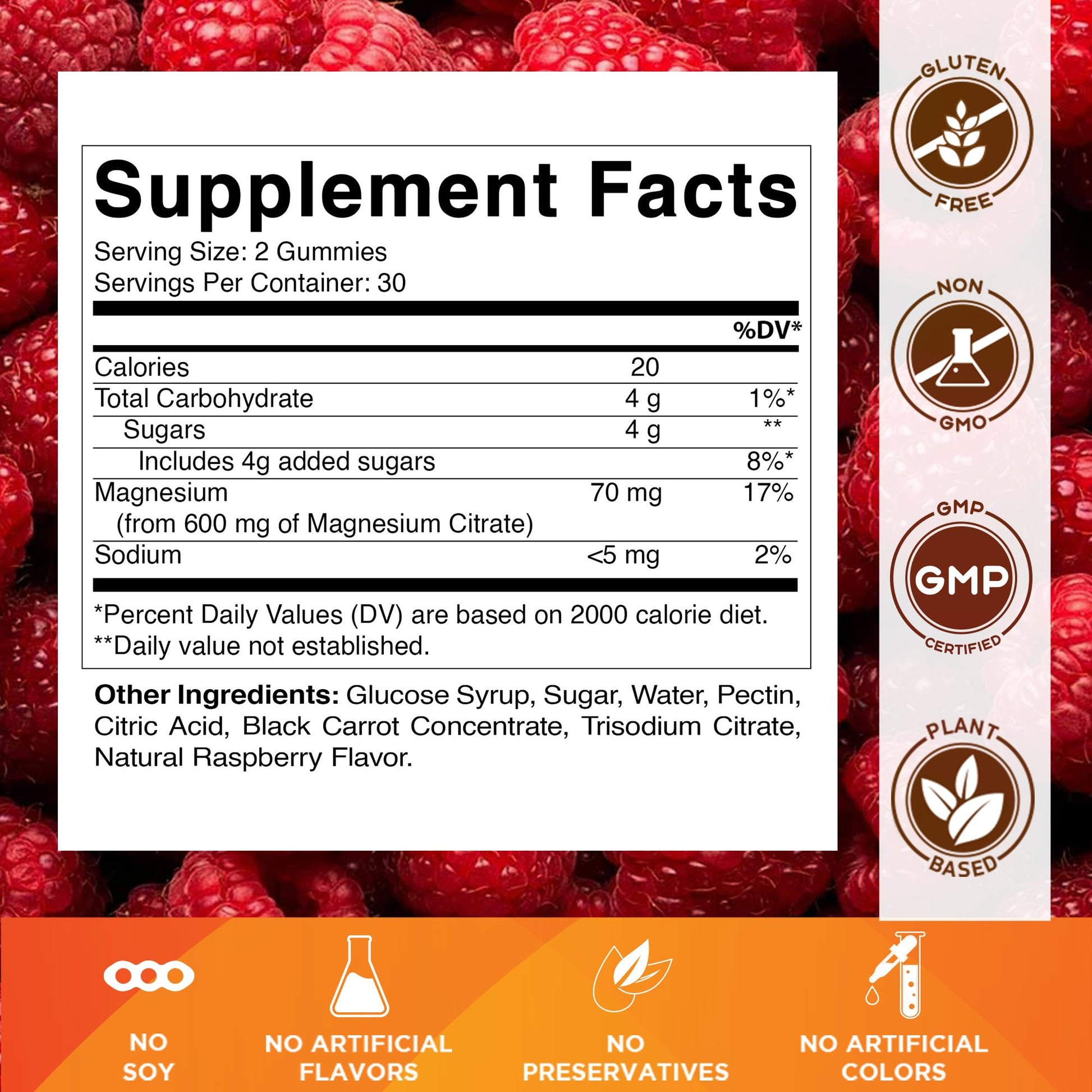 Vitamatic Magnesium Gummies 600mg per Serving – 60 Vegan Count for Relaxation, Muscle, Bone, and Energy Support - PrimeBioHealth - canada supplements