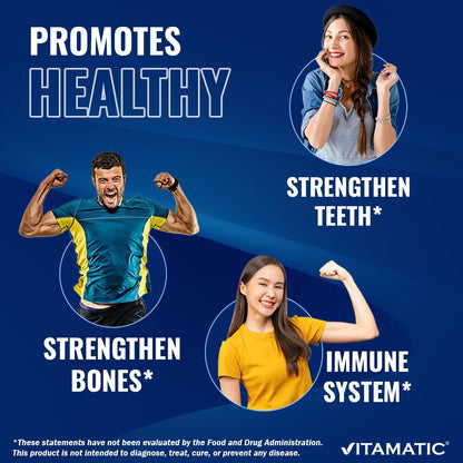 Vitamatic Vitamin D3 50,000 IU (as Cholecalciferol), Once Weekly Dose, 1250 mcg, 60 Veggie Capsules 1 Year Supply, Progressive Formula Helping - PrimeBioHealth - canada supplements