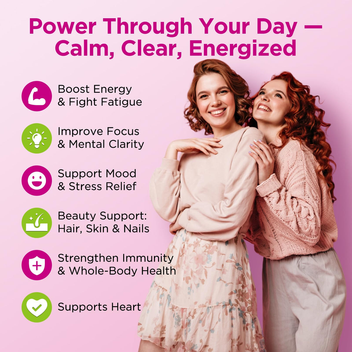 Vitamin B Complex Gummies for Women & Me, Vitamin B12, B1, B2, B3, B6, B7, B9 with Vitamin C, Zinc, Magnesium & CoQ10 for Energy, Brain, Nervous System & Mood, - PrimeBioHealth - canada supplements