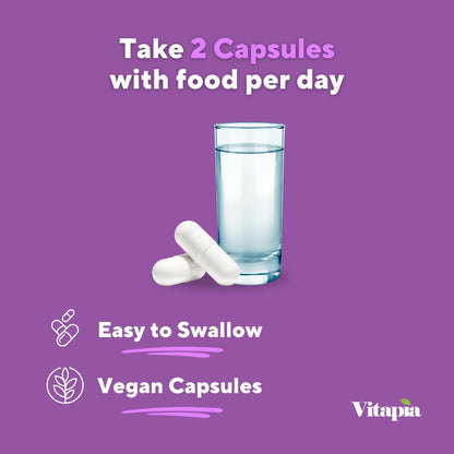 Vitapia Maqui Berry 1000mg - Maqui Berry Powder Supplement - Vegan Friendly, Non-GMO and Gluten-Free - 120 Veggie Capsules - PrimeBioHealth - canada supplements