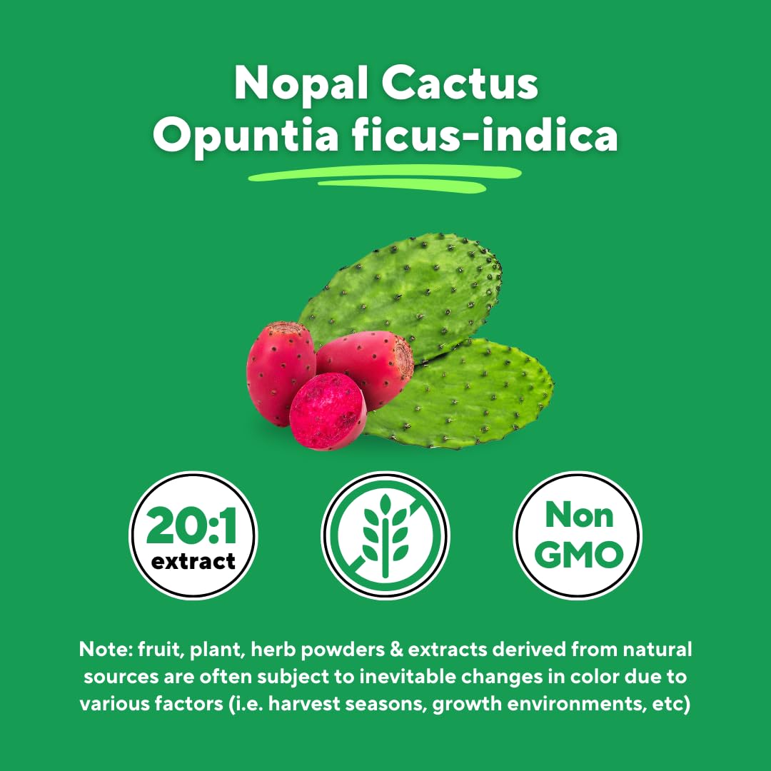 Vitapia Nopal Cactus Extract for Antioxidant, Skin, Metabolism, Wellness, Heart Health Support - 120 Veggie Capsules - Non GMO, Gluten Free Supplement - PrimeBioHealth - canada supplements