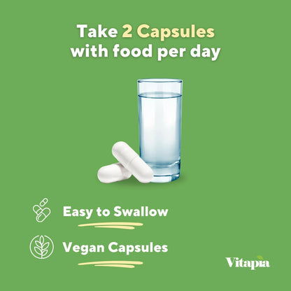 Vitapia Okra Extract - Heart Health, Antioxidant, Gut & Digestion, Wellness Support - 10:1 Ratio & 120 Veggie Capsules - Non-GMO, Gluten-Free, Vegan Supplement - PrimeBioHealth - canada supplements