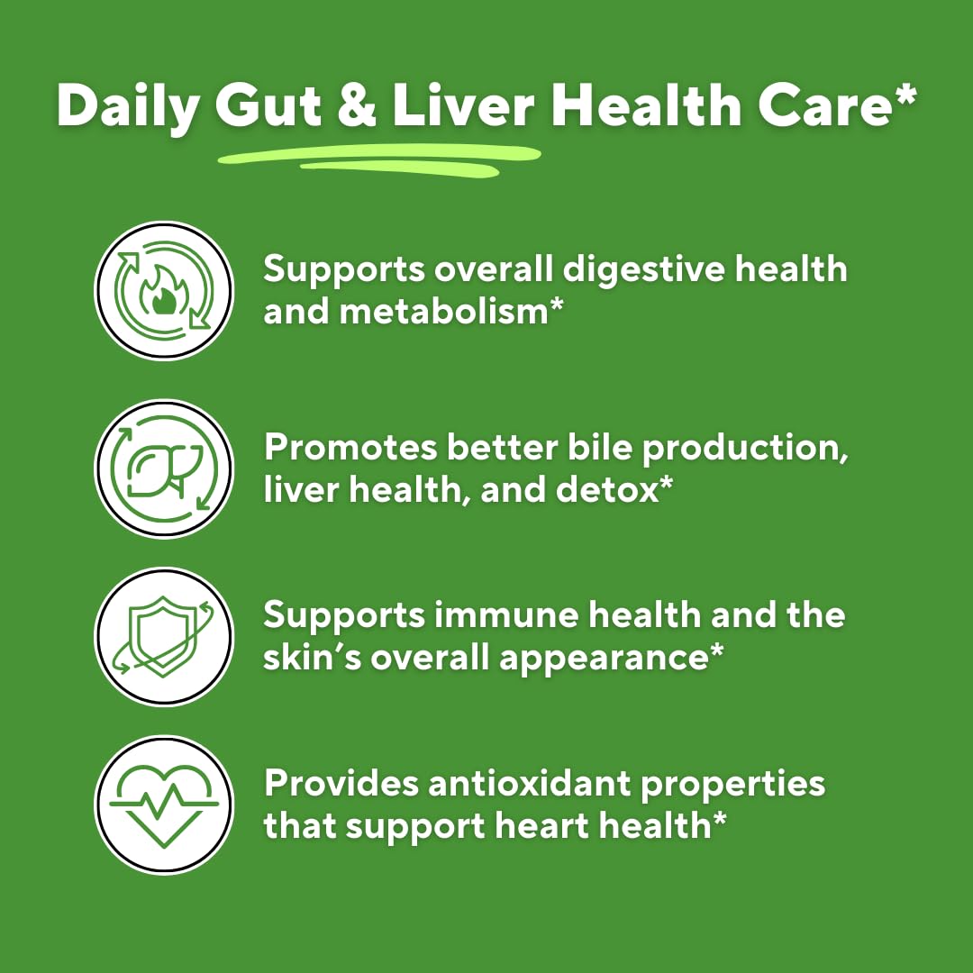 Vitapia Organic Artichoke Extract Supplement - Liver Cleanse Detox & Repair, Liver Health, Digestion, Antioxidant Support - 120 Vegan Capsules, Non GMO, Gluten Free - PrimeBioHealth - canada supplements