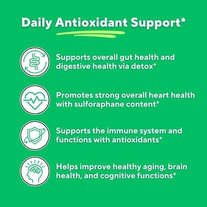 Vitapia Organic Broccoli Sprout Powder for Sulforaphane, Antioxidant, Brain, Skin, Heart Health Support - 100g Powder Supplement & 33 Day Supply - Non-GMO, Gluten-Free, Vegan-Friendly - PrimeBioHealth - canada supplements