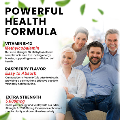 VITBOOST Vegan Liquid B-12 Drops – 60 x 5000 mcg Extra Strength Raspberry Flavored Vitamin B12 Liquid Methylcobalamin sublingual Supplement | Designed to Maximize Absorption - PrimeBioHealth - canada supplements