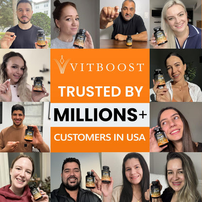 VITBOOST Vitamin D3 K2 Complex - Easy to Swallow - Vitamin D (D3) 5000 IU (125 mcg) & K2(MK-7) 90 mcg | Non-GMO | Gluten-Free - PrimeBioHealth - canada supplements