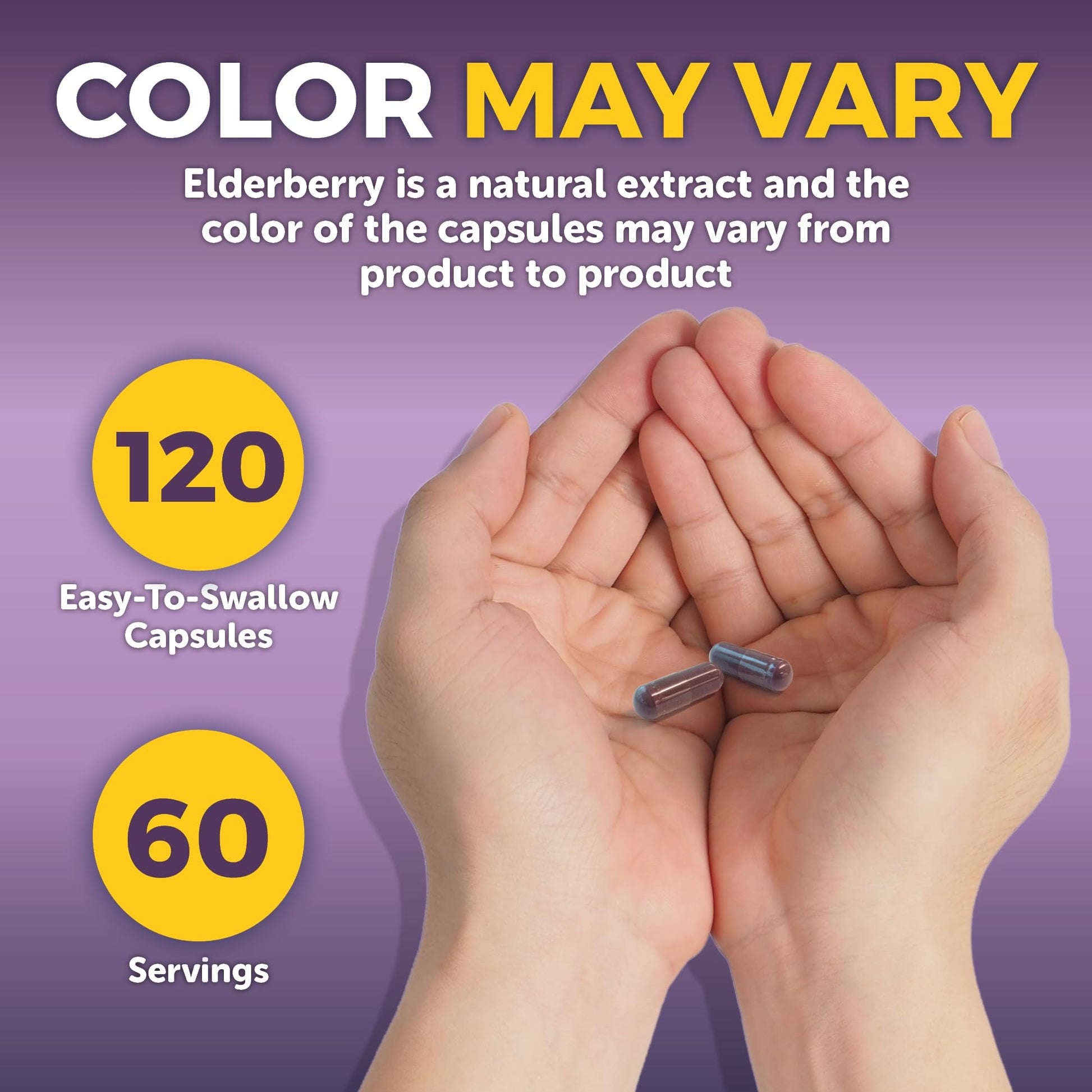Viva Naturals Elderberry with Vitamin C and Zinc for Adults - 5 in 1 Sambucus Black Elderberry Capsules with Vitamin D3 5000 IU Immunity Supplement - PrimeBioHealth - canada supplements